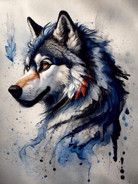 51308-2180585690-ornamental watercolor wolf, (ink outline), fine details, feather mane, (ink splash)_.png